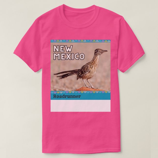 T-shirt Roadrunner du Nouveau-Mexique (Design devant)