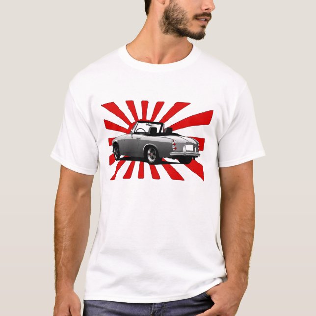T-shirt Roadster-drapeau de couleur (Devant)