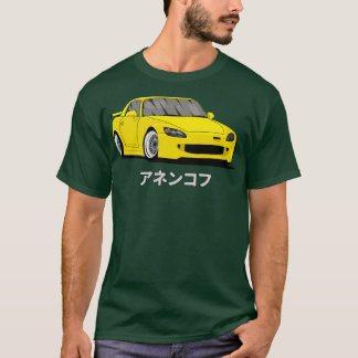 T-shirt Roadster Honda S2000 jaune