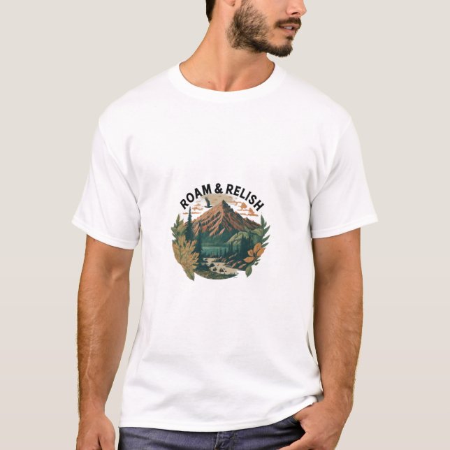 T-shirt "Roam & Relish (Devant)