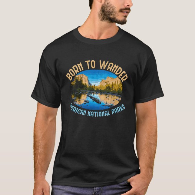 T-shirt Roaming America Exploring All The National Parks R (Devant)