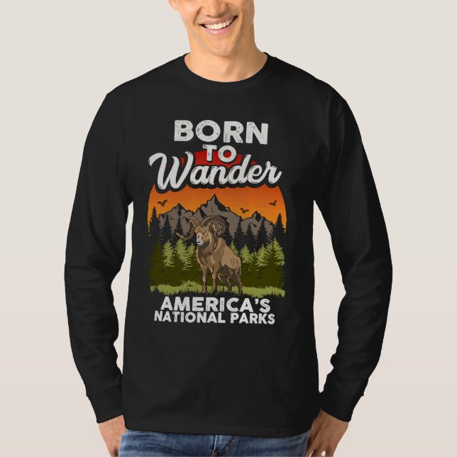T-shirt Roaming America Exploring All The National Parks R (Devant)