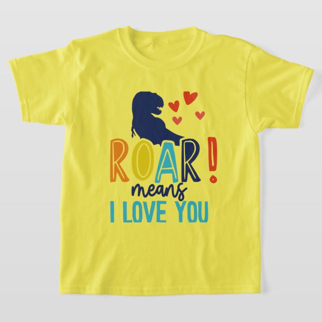 T-Shirt ROAR avec amour - Dino Kids' Tee (Poser)