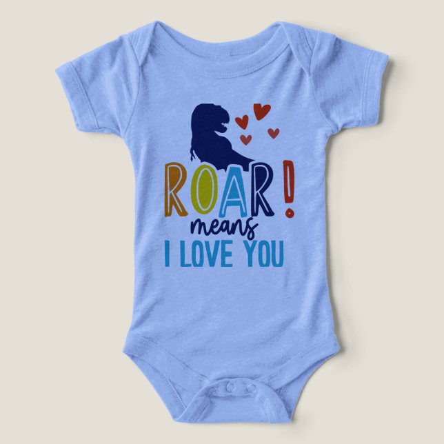 T-Shirt ROAR avec amour - Dino Kids' Tee (Design Recto)
