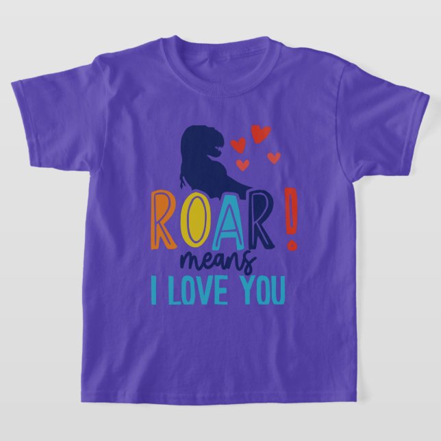 T-Shirt ROAR avec amour - Dino Kids' Tee (Poser)