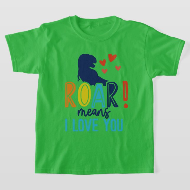 T-Shirt ROAR avec amour - Dino Kids' Tee (Poser)