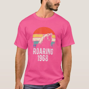 T-shirt Roaring 1968 Vintage Retro Sunset Bear Animal 54e