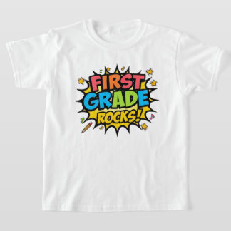 T-shirt Roaring Into First Grade