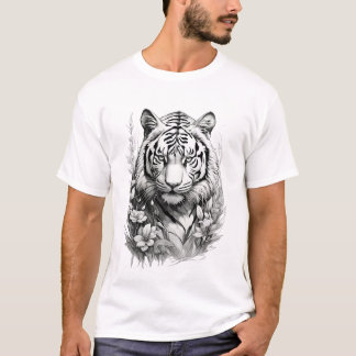 T-shirt Roaring Tiger: Power Unleashed