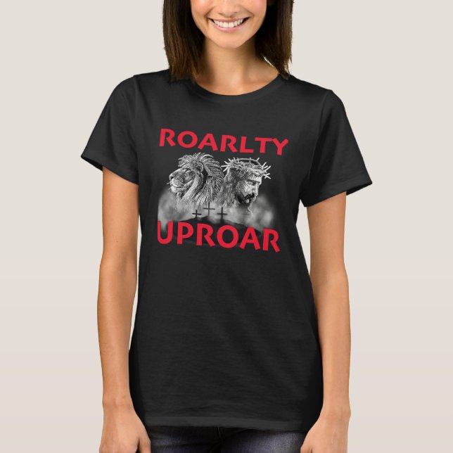 T-shirt Roarlty Uproar Bold Roaring lions (Devant)