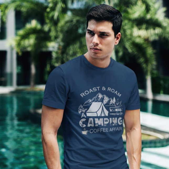 T-shirt Roast & Roam-A Camping Coffee Affair Design (Créateur téléchargé)