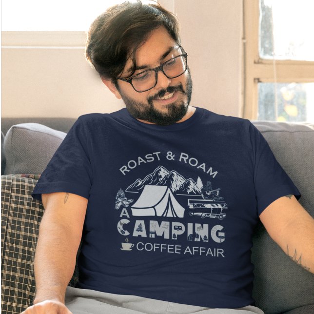 T-shirt Roast & Roam-A Camping Coffee Affair Design (Créateur téléchargé)