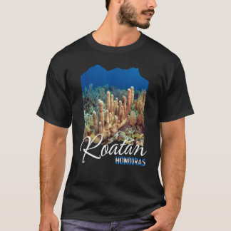 T-shirt Roatan Honduras Coral Reef Plongée sous-marine Roa