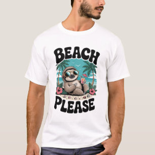 T-shirt Roatan Honduras paresseux été