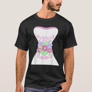 T-shirt Robe de mariée simple cadeau pour cadeau de douche