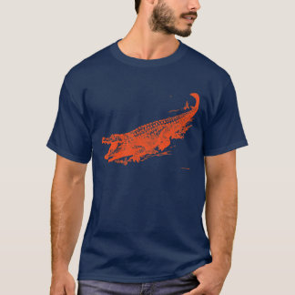 T-shirt Robe de match Swamp Chomp Orange Gator