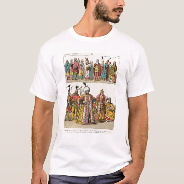 T-shirt Robe de Moorish et de turc (Devant)