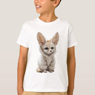 T-shirt Robe Douillette Renard Fennec Enfants
