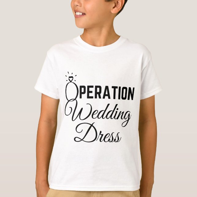 T-shirt Robe mariage Shopping Opération Robe Mariage (Devant)