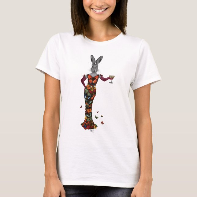 T-shirt Robe papillon Rabbit 2 (Devant)