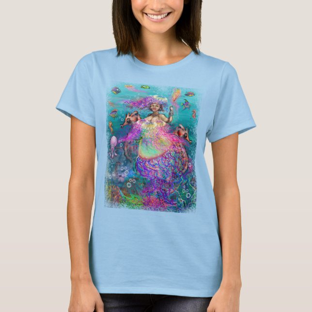 T-Shirt Robe Sirène Méduse (Devant)