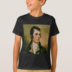 T-shirt Robert Burns et Citation de méfiance célèbre