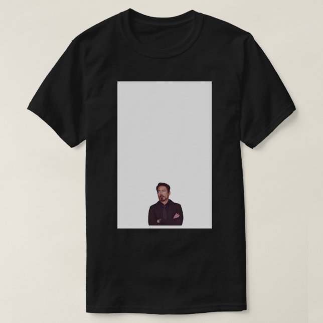 T-shirt robert downey jr oeil roll coque iphone (Design devant)