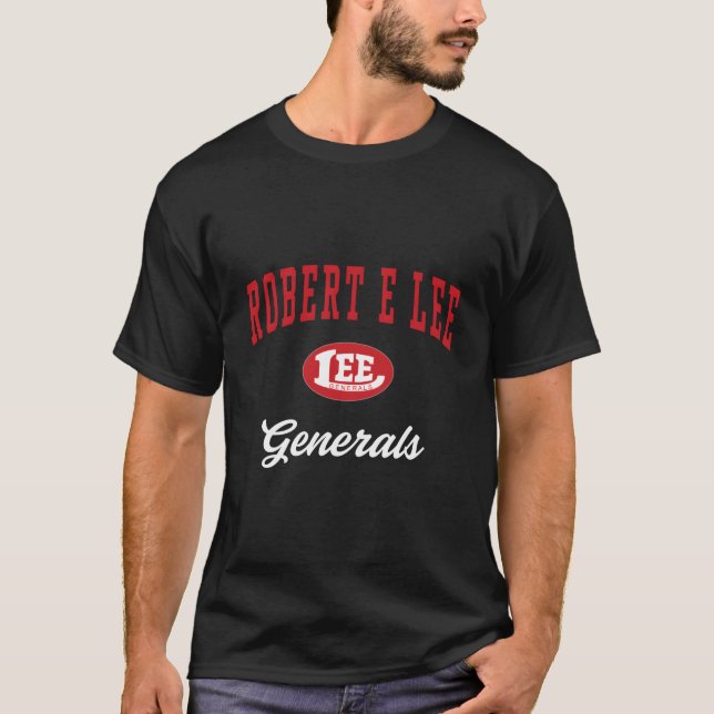 T-shirt Robert E Lee Généraux du lycée C3 (Devant)