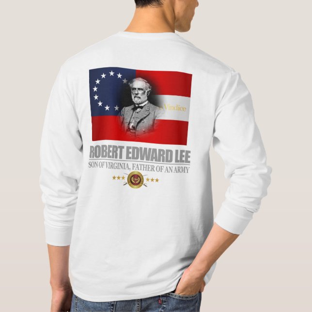T-shirt Robert E Lee (patriote du sud) (Dos)