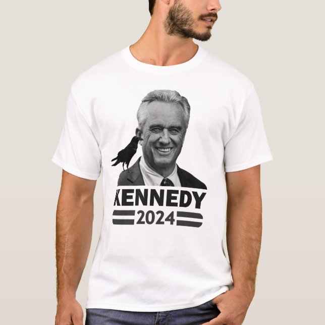 T-shirt Robert F Kennedy et Raven 2024 (Devant)
