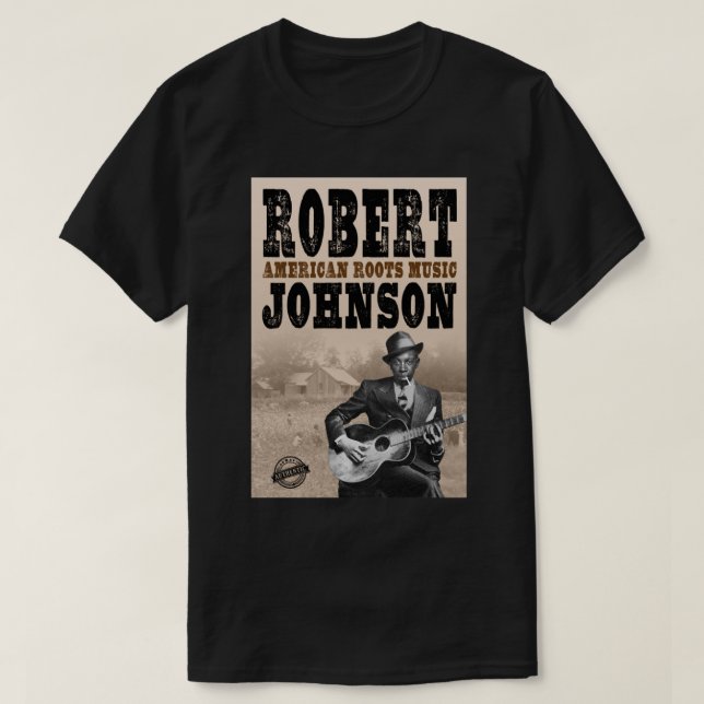 T-shirt Robert Johnson - American Roots (Design devant)