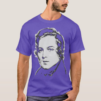 T-shirt Robert Schumann noir et blanc