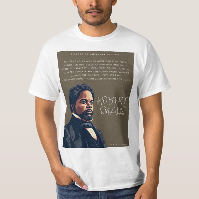 T-shirt Robert Smalls - Personnages de l'histoire américai (Devant)