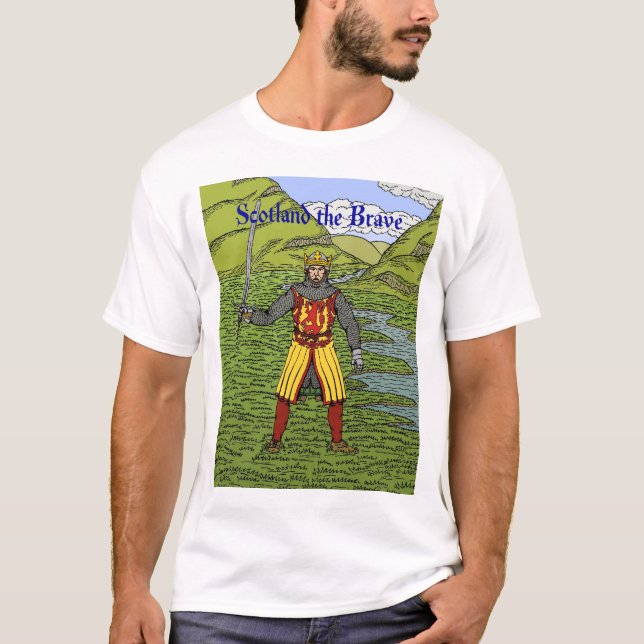 T-shirt Robert the Bruce Scotland (Devant)