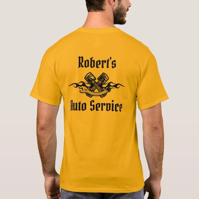 T-shirt Robert's Auto Service (Dos)