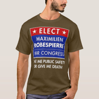 T-shirt Robespierre Révolution française Jacobin Guillotin
