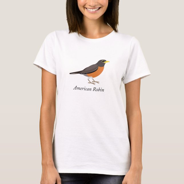 T-shirt Robin américain (Devant)