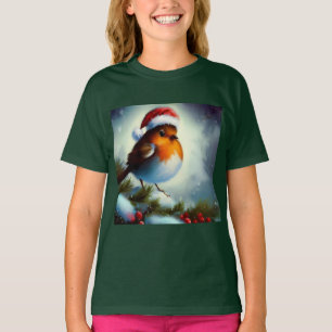 T-shirt Robin de Noël 3