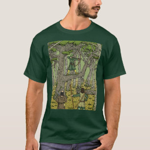 T-shirt Robin des Bois dans la forêt de Sherwood