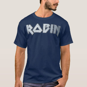 T-shirt Robin en métal lourd