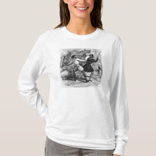 T-shirt Robin Hood et Tanner avec des Quart-personnels