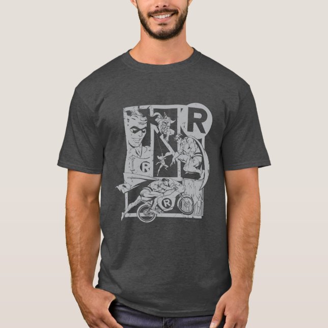 T-shirt Robin - Picto Grey (Devant)
