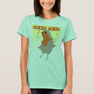 T-shirt Robin Rockin