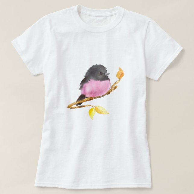 T-shirt Robin Rose (Design devant)