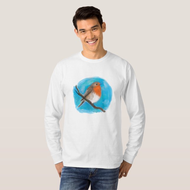 T-shirt Robin rouge (Devant entier)
