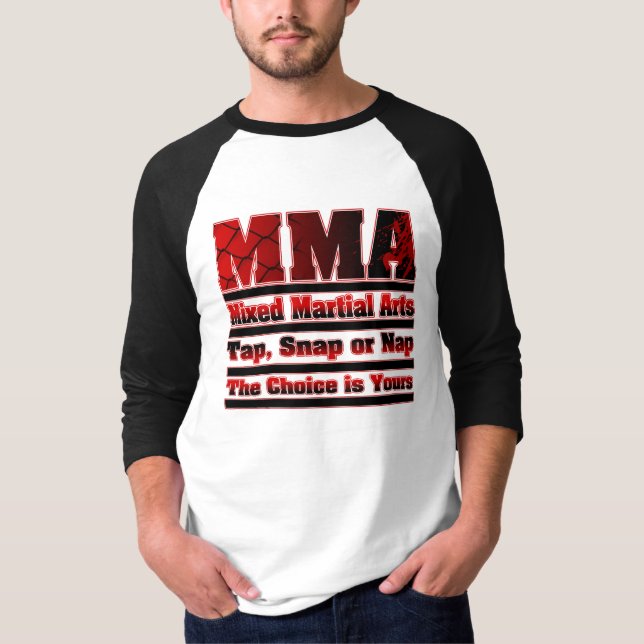 T-shirt Robinet de MIXED MARTIAL ART, rupture ou arts (Devant)