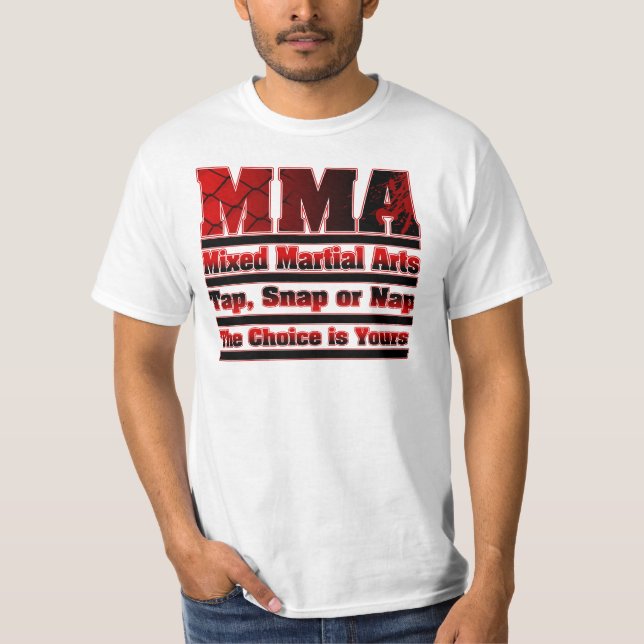 T-shirt Robinet, rupture ou petit somme de MIXED MARTIAL (Devant)