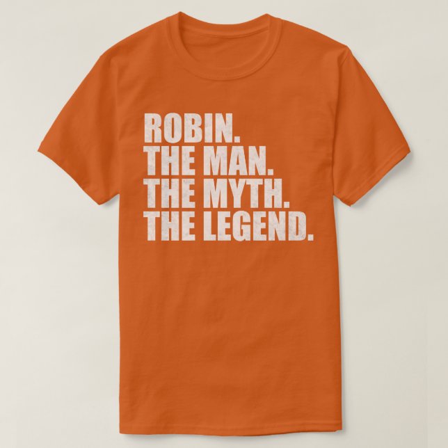 T-shirt RobinRobin Nom Robin prénom (Design devant)