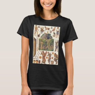 T-shirt Robinson Crusoé, jouets de poupées en papier victo