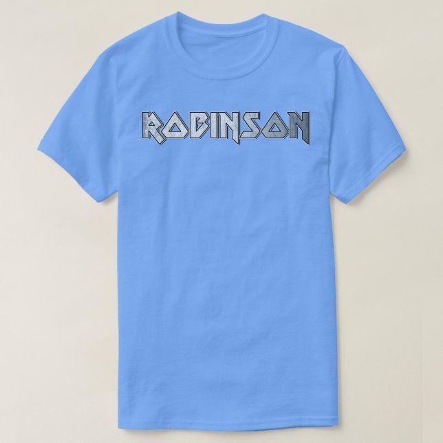 T-shirt Robinson en métal lourd (Design devant)
